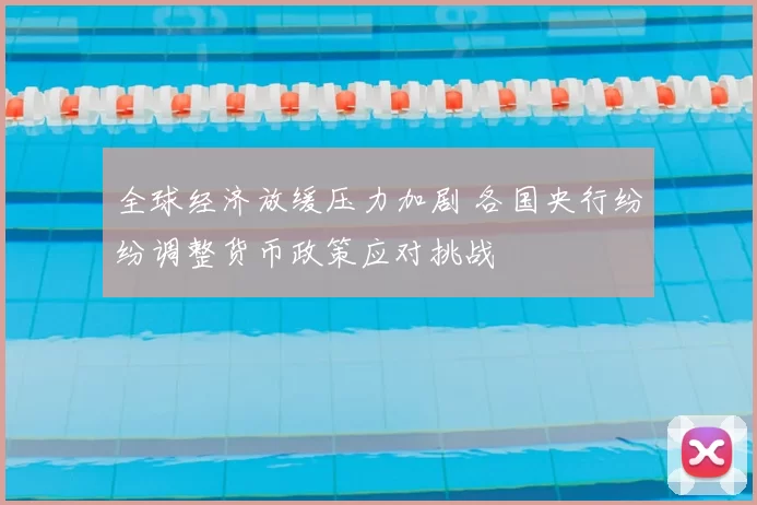 全球经济放缓压力加剧 各国央行纷纷调整货币政策应对挑战