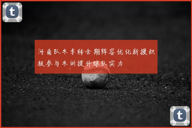 河南队冬季转会期阵容优化新援积极参与冬训提升球队实力