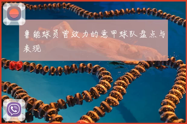 鲁能球员曾效力的意甲球队盘点与表现