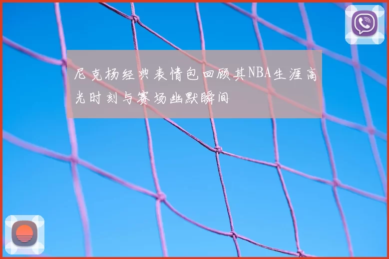 尼克杨经典表情包回顾其NBA生涯高光时刻与赛场幽默瞬间